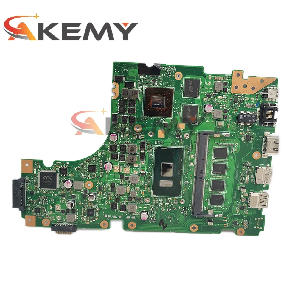 Günstig X442UQ Für ASUS X442U F442U A442U A480U R419U X442UN X442UQR Laptop Motherboard Mainboard Test OK I7-8550U Cpu 8G RAM 940MX/2G