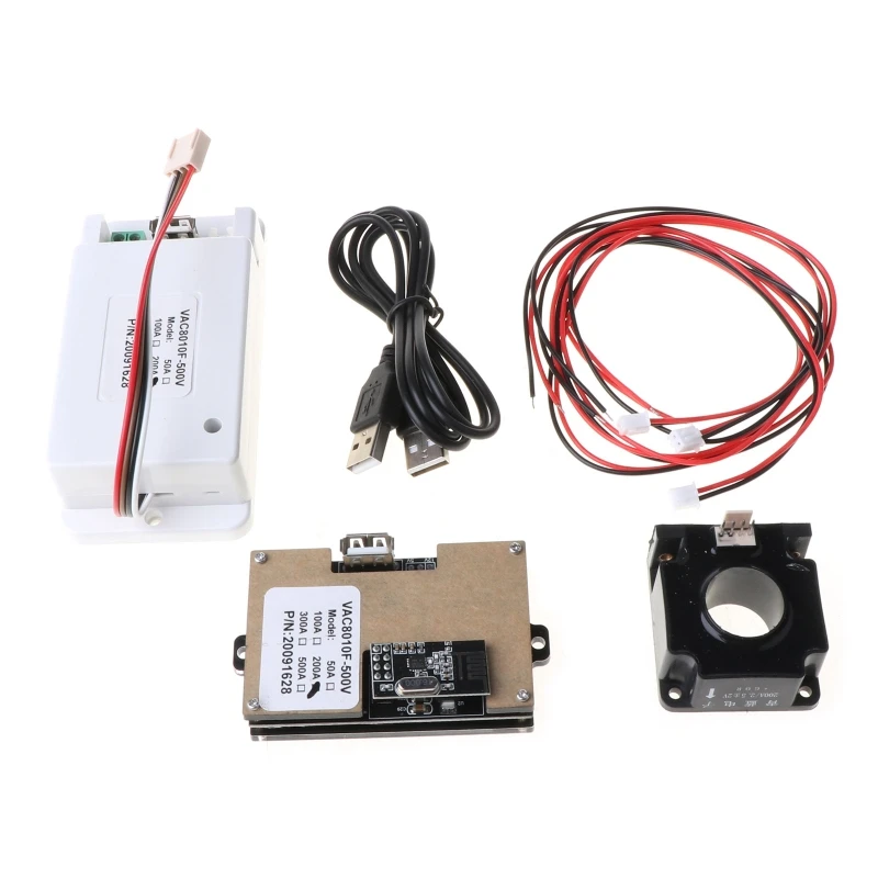 

2021 New DC 500V 100A 200A 500A Wireless Voltmeter Ammeter Coulometer Battery Power Meter