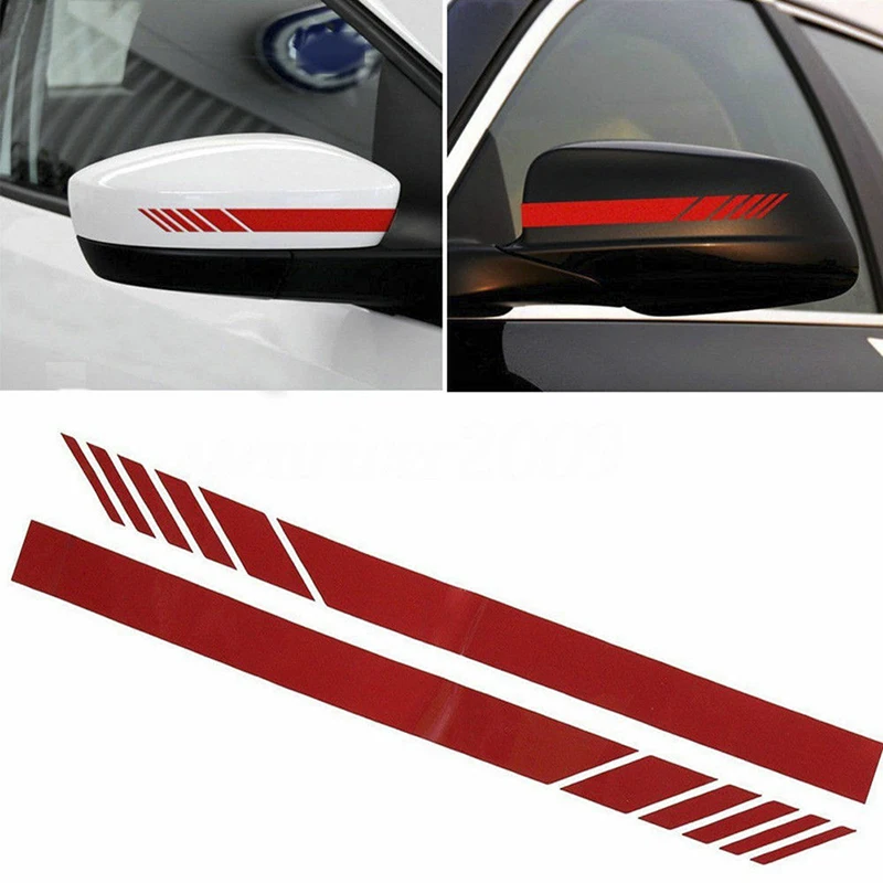 2Pcs Car Styling SUV Vinyl Graphic Sticker Rearview Mirror Side Decal Stripe DIY | Автомобили и мотоциклы
