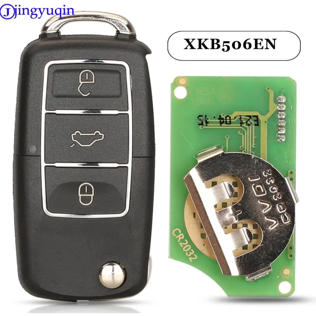 

Jingyuqin 5 шт. Xhorse XKB506EN проводной универсальный автомобильный ключ дистанционного управления для Xhorse VVDI инструмент для VW B5 3 кнопки