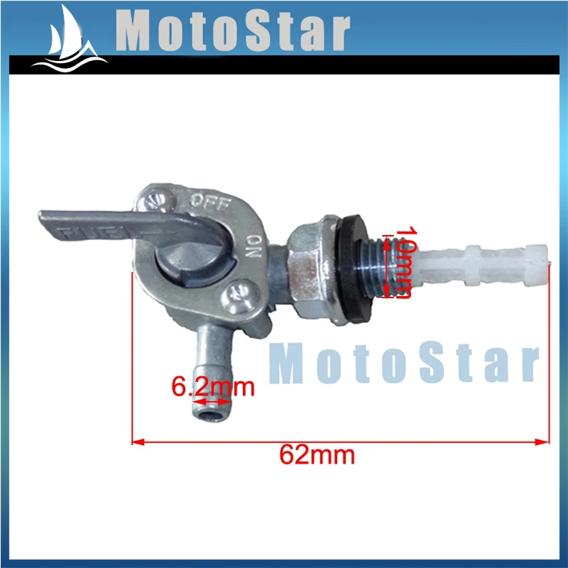 2pcs Gas Petrol Fuel Tank Switch Tap Petcock Valve For Chinese ATV Quad Dirt Pit Trail Bike Motorcycle Motocross | Автомобили и