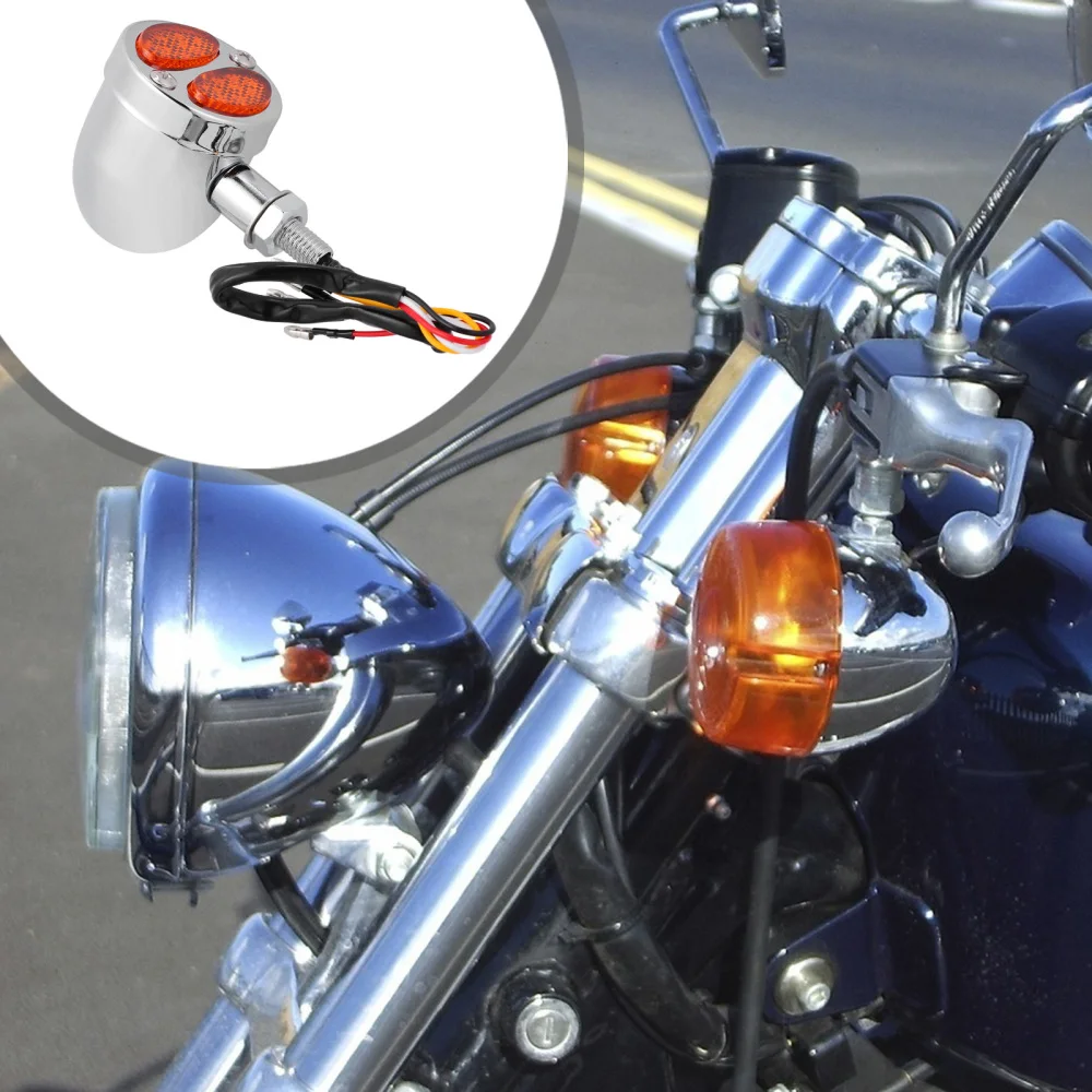 

1 Pair Motorcycle Turn Signal Light Practical Modified Lights Accessories