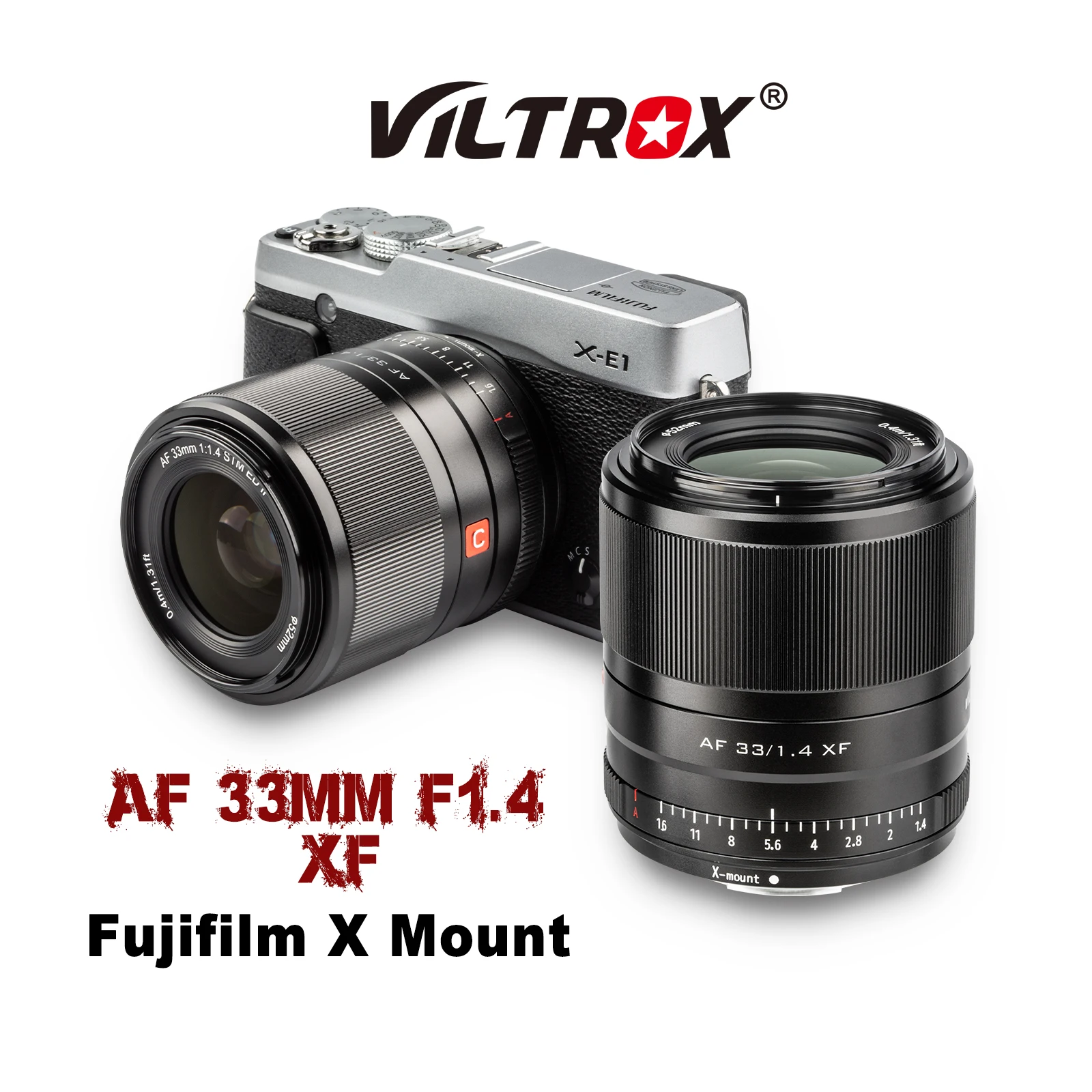 

Viltrox 33mm f1.4 STM lens Auto focus Prime Large Aperture APS-C For fujifilm X-mount Lens Camera X-T3 X-H1 X20 X-T30 X-T20 T100