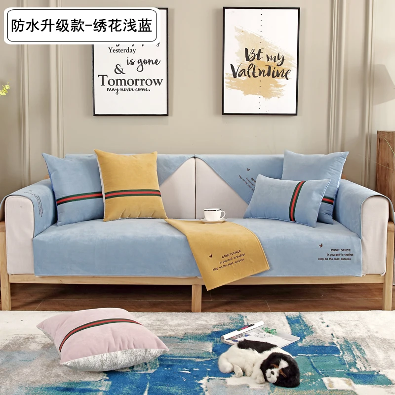 Waterproof Sofa Cushion Cover 2019 New Anti-slip Pet Pad Diaper Four Seasons Towel Nordic Universal Machine Washable | Дом и сад