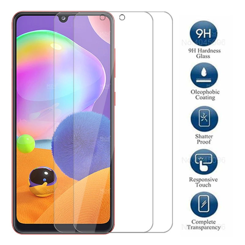 

Защитное стекло для samsung galaxy a31, 6,4 дюйма, закаленное, 2 шт.
