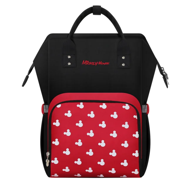 Сумка для подгузников disney, красная сумка для мамы с Микки Маусом, рюкзак для детских подгузников, большая емкость, многофункциональная сумка для беременных женщин