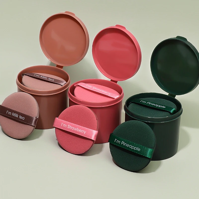 

Strawberry Cosmetic Puff Set Double Side Women Soft Makeup Sponge Make Up Tool 1/3/7 PCS