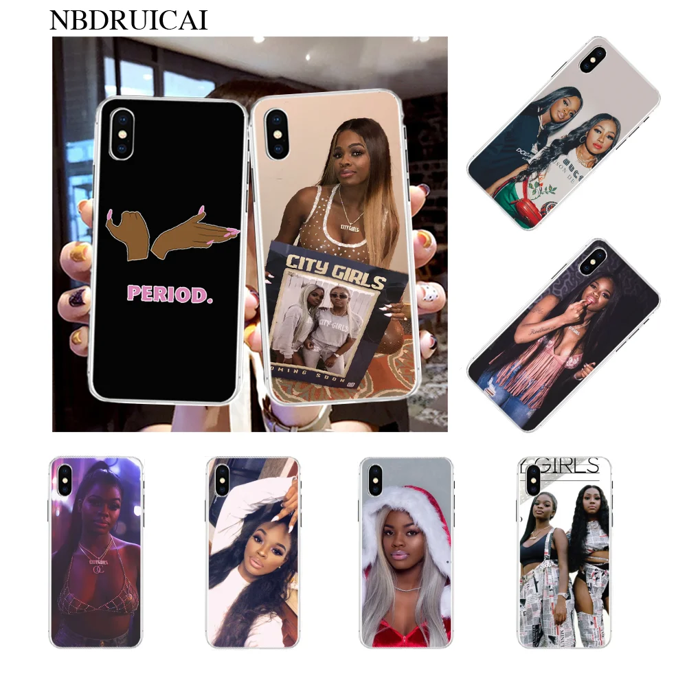 NBDRUICAI Miami JT City Girls чехлы для iPhone 11 pro XS MAX 8 7 6 6S Plus X 5S SE XR|Бамперы| |