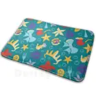 Мягкий Нескользящий Коврик под морем, коврик, подушка, маленький морской океан, Тритон, морская лошадь, вилка, краб, морская звезда, Русалка, принц