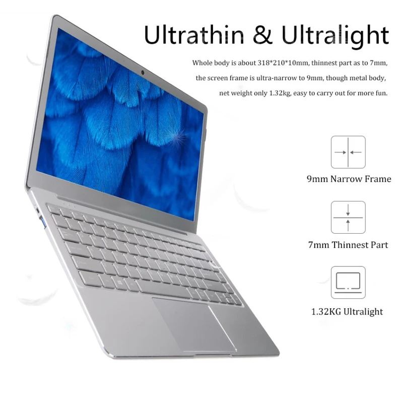 13,3/экраном 14″ процессором Intel J3455 Windows 10 8 Гб Оперативная память 128/256 ГБ/512 г/1 ТБ SSD ноутбук с подсветкой клавиатуры ips Дисплей металлическая крышка Тетрадь