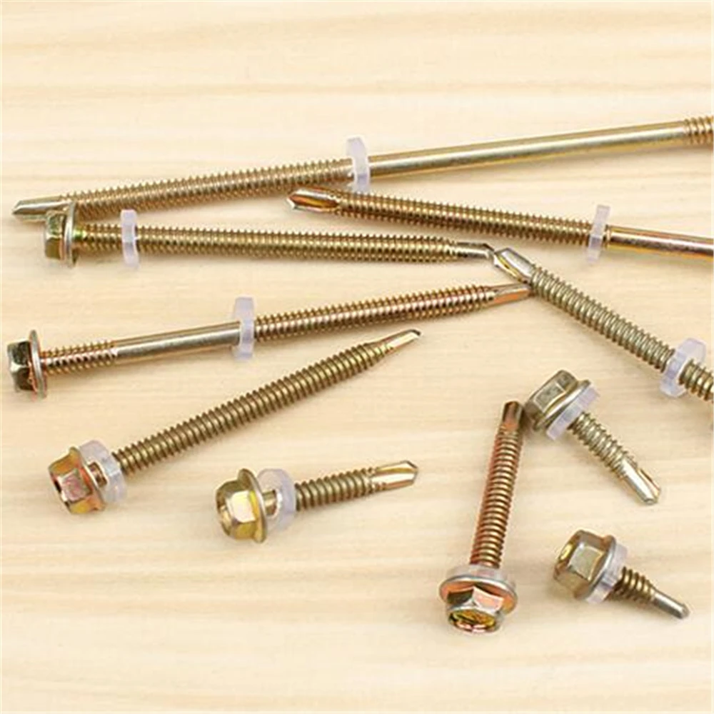 

External Hexagonal Self-Tapping Screw m15-m120 Electric Screw Carbon Steel Screw Home Set Self-Tapping Screw