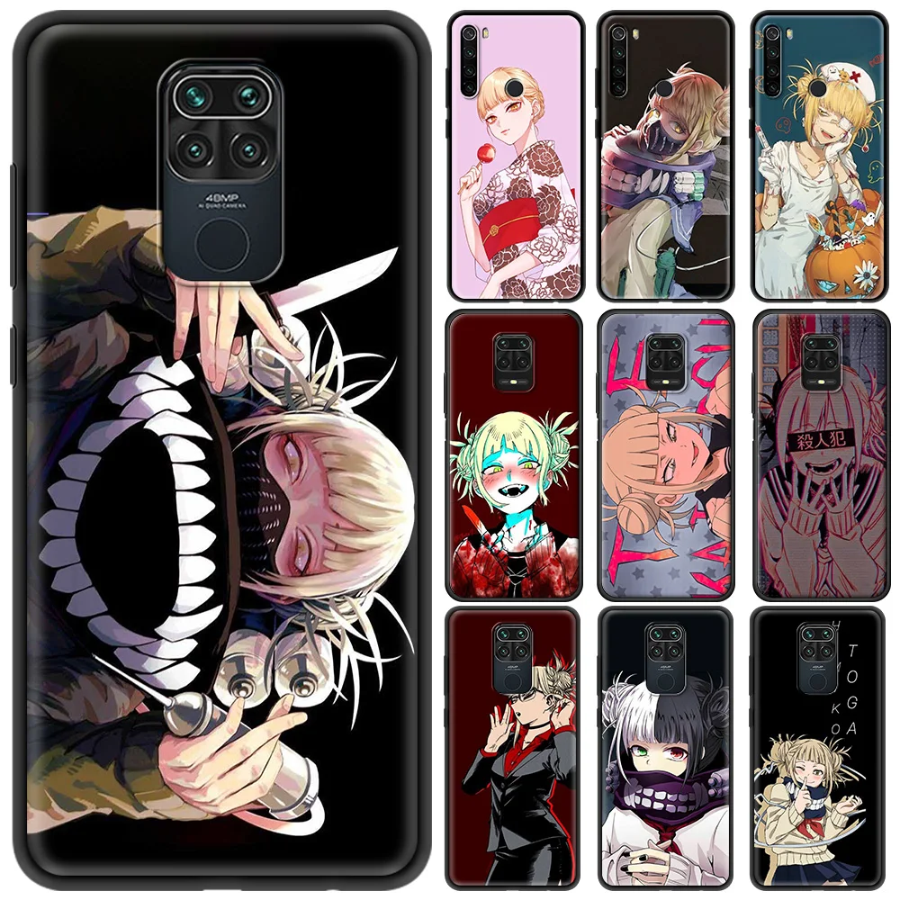 

Luxury Coque for Redmi Note 10 Note 9 8 7 9T 8T 9S Pro 7A 8A 9 9A 9C K40 Pro Plus Silicon Phone Case Anime Himiko