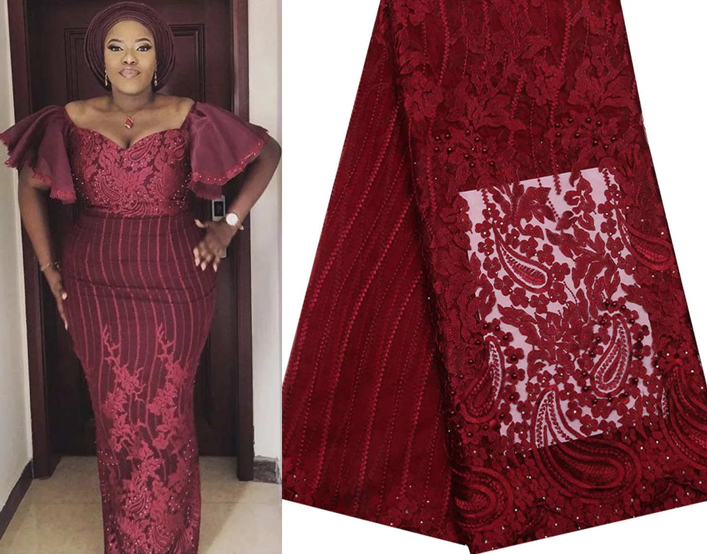 Африканская кружевная ткань 2020 нигерийские кружева с вышивкой для невесты