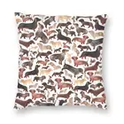 Таксами или колбасы Подушка с изображением собак крышка украшения Kawaii Винер щенок чехол для подушки для автомобиля двухсторонняя печать