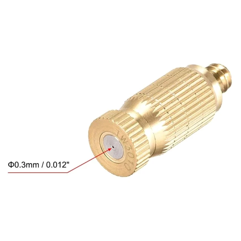 Латунная запотевающая насадка 10 упаковок для распыления высокого давления