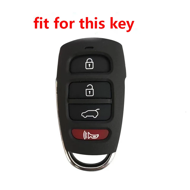 

Silicone Rubber Car Key Cover Fit For Kia Grand Carnival Sedona Car Remote Key Fob Protector Silica Gel Case For Keychain Alarm