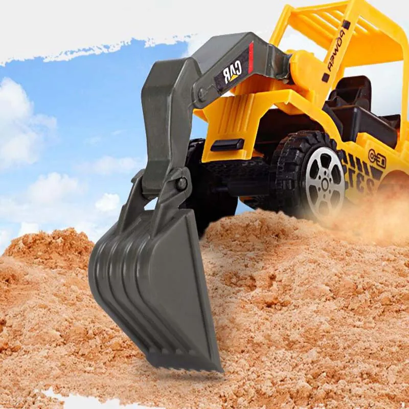 6 шт. детский дорожный строительный автомобиль игрушечный бульдозер землеройная