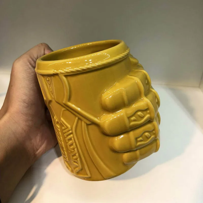 Аниме Керамика кружка стереоскопический боевые перчатки кулак чашка большой