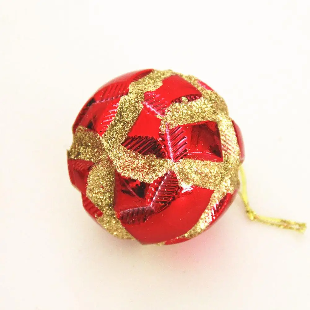 6 см банкетные подвесные шары Рождественская висящая Снежинка печатные