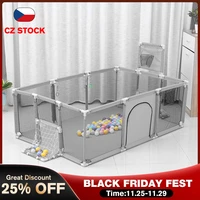 1 8m kids furniture playpen for children large dry pool baby playpen safety with basket indoor barriers home playground park