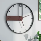 Минималистичные настенные часы Moden, винтажные большие декоративные настенные часы из кованого железа, декоративные настенные часы для дома 4353 см