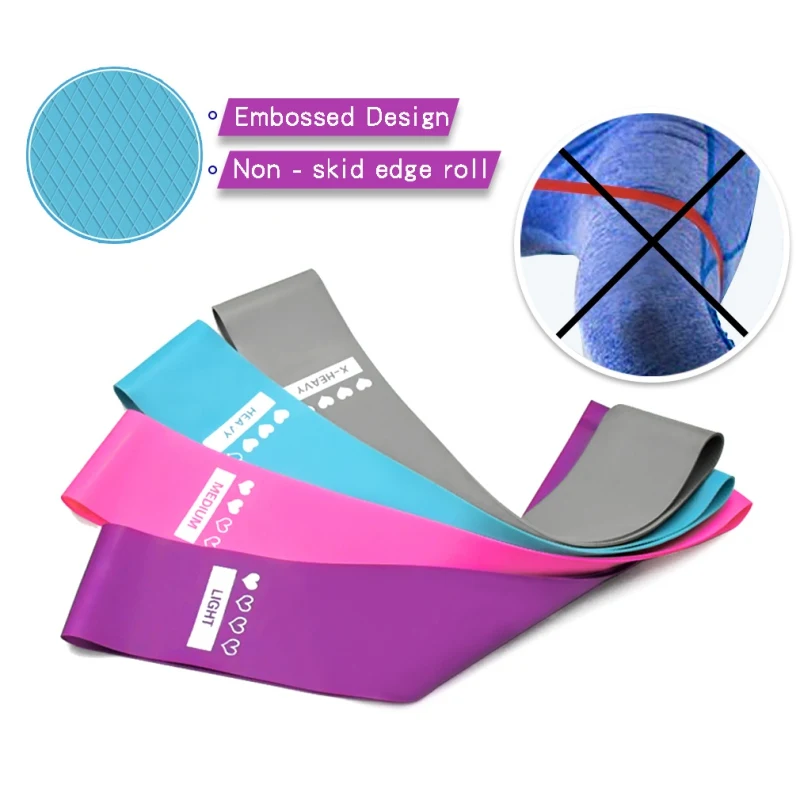 Эмульсионный эластичный ремень нескользящий для занятий спортом пилатесом |