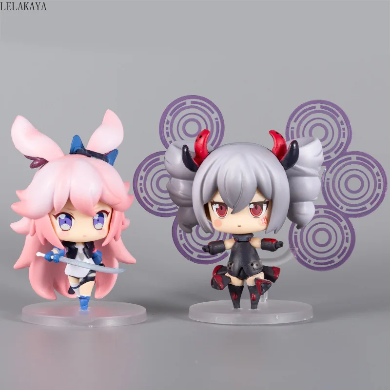 2 шт./компл. игра Honkai Impact черный ядерный эрозии Броня Zaychik Yae Sakura версии MmiHoYo ПВХ