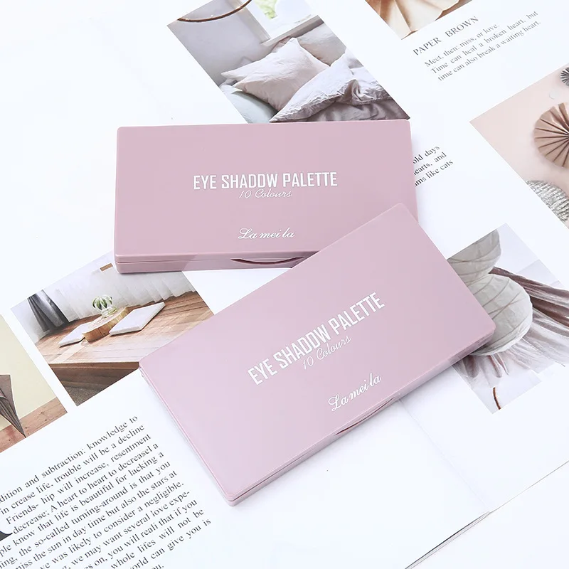 Тупой голый макияж тени для век диск земля цвет девушки ленивые