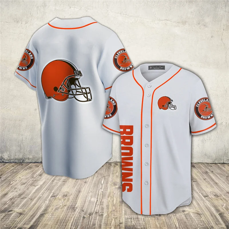 

2021 Latest Fashion Summer 3D Casual Uniform Printing Men's Collarless Soft Texture Short Sleeve Baseball Shirt