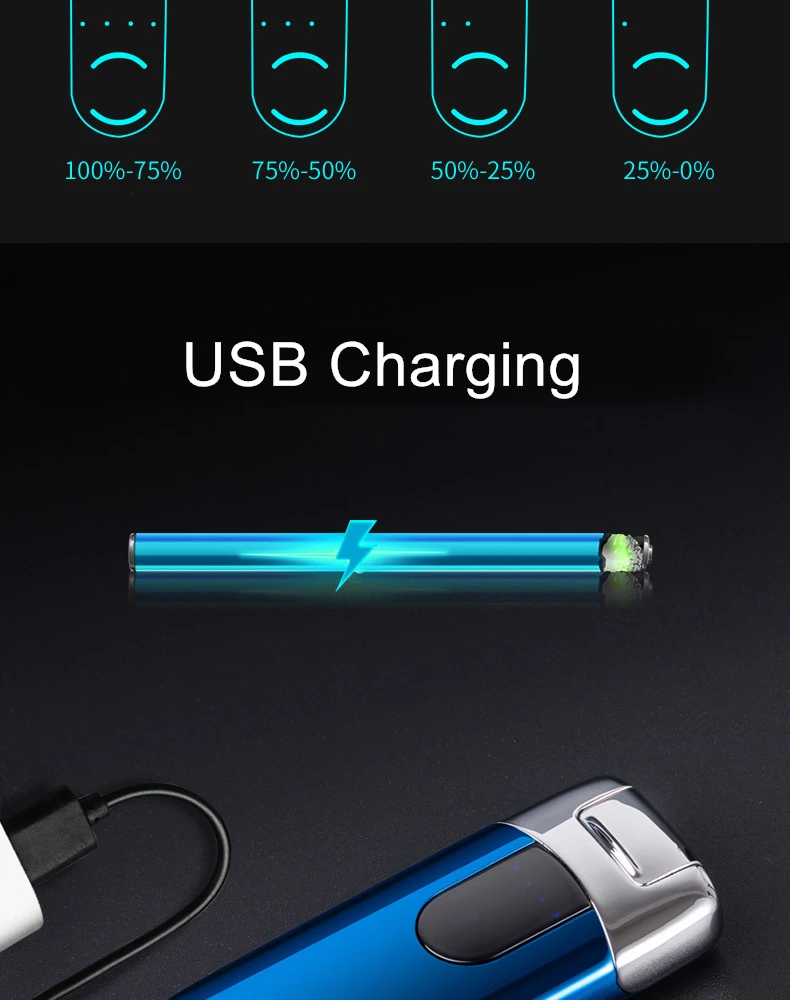 USB Электронная двойная дуговая зажигалка, сенсорная Индукционная электрическая зажигалка, светодиодный сигаретная плазма, Индукционная импульсная дуговая зажигалка