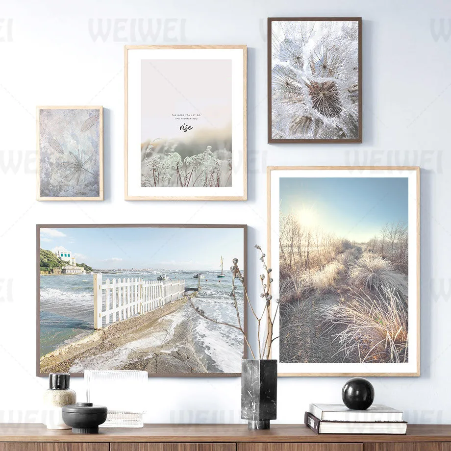 Картина на холсте с природным ландшафтом домашний декор природная луга