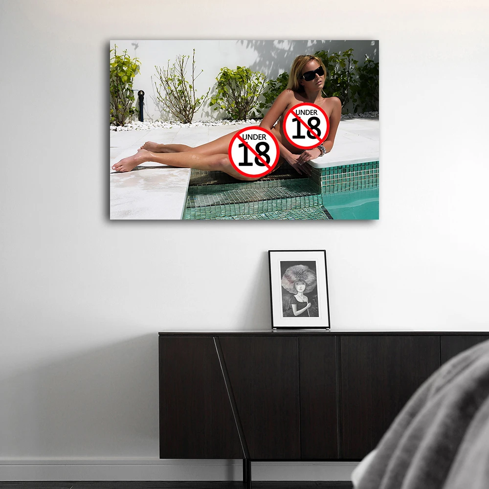 Поп настенная Картина на холсте сексуальная женщина плакат с горячим телом и