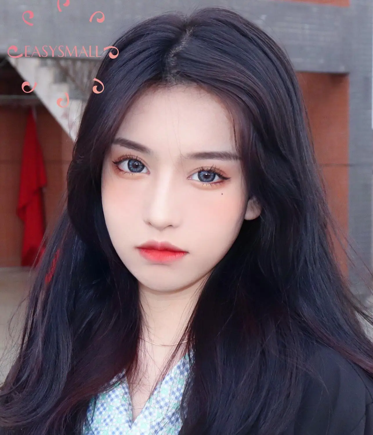 Easysmall мягкий цвет темно серый натуральный 14 5 ММ большой красивый степень зрачка 2