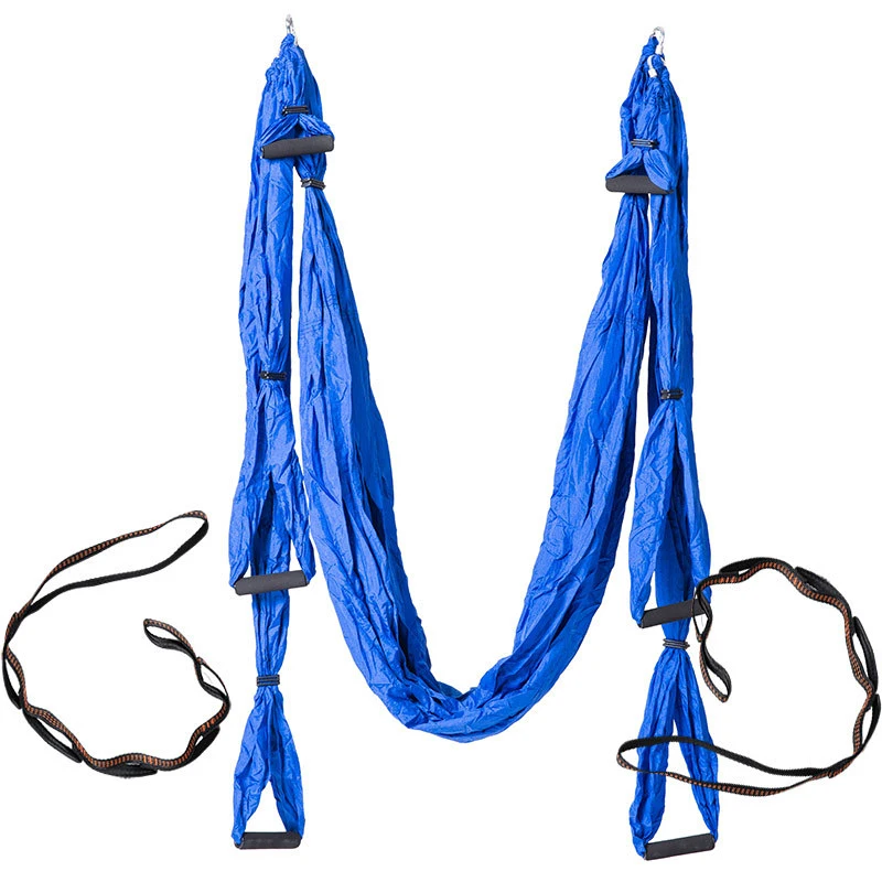 Аэрограф для йоги ультра сильный антигравитационный гамак набор слинг инверсия