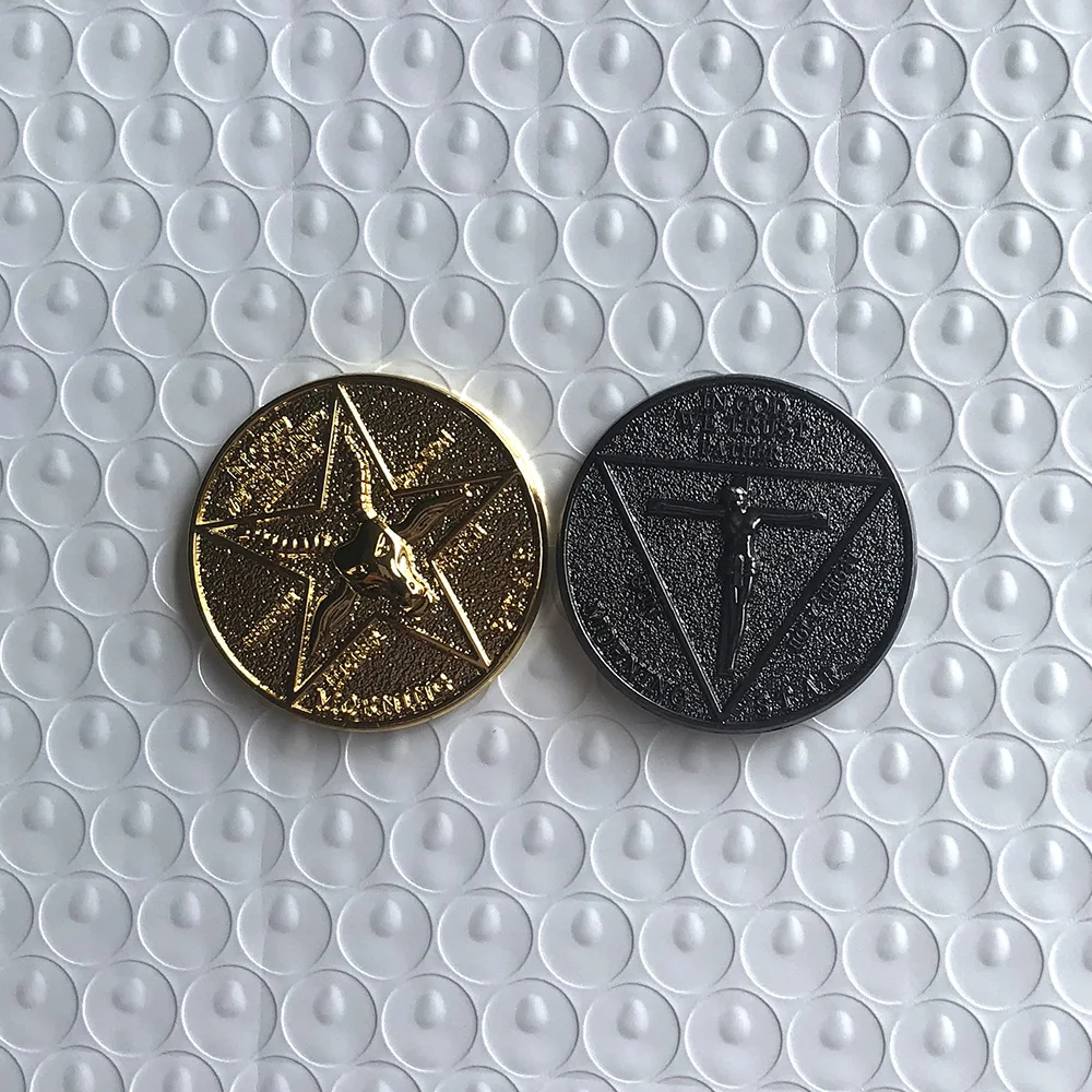 Светящиеся монеты для косплея пентесал аксессуары костюма Люцифера Морнингстар