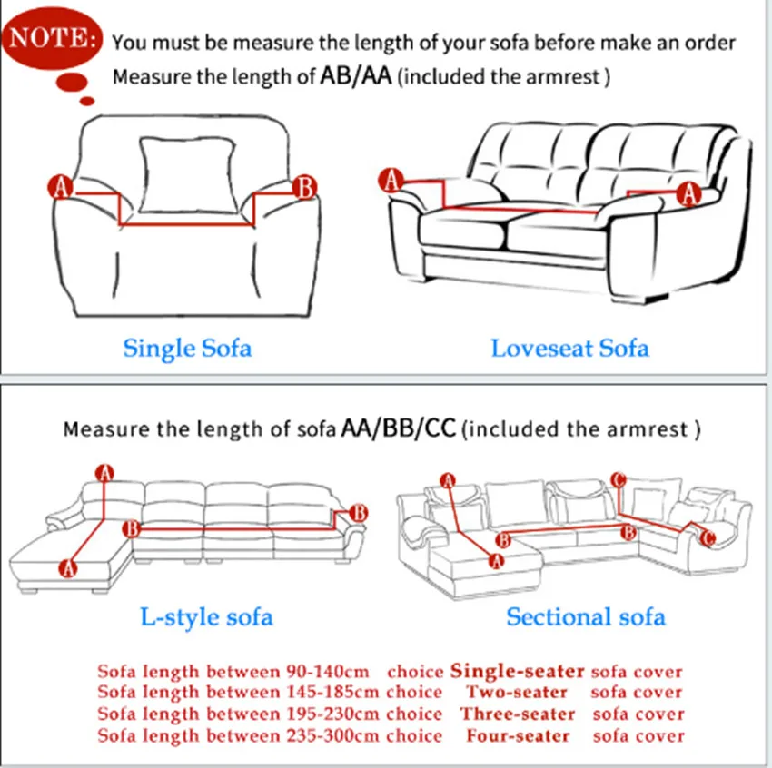 Sofa Covers for Living Room Thick Plaid Cover All-inclusive Solid Color Combination Towel Couch Funda Para | Дом и сад