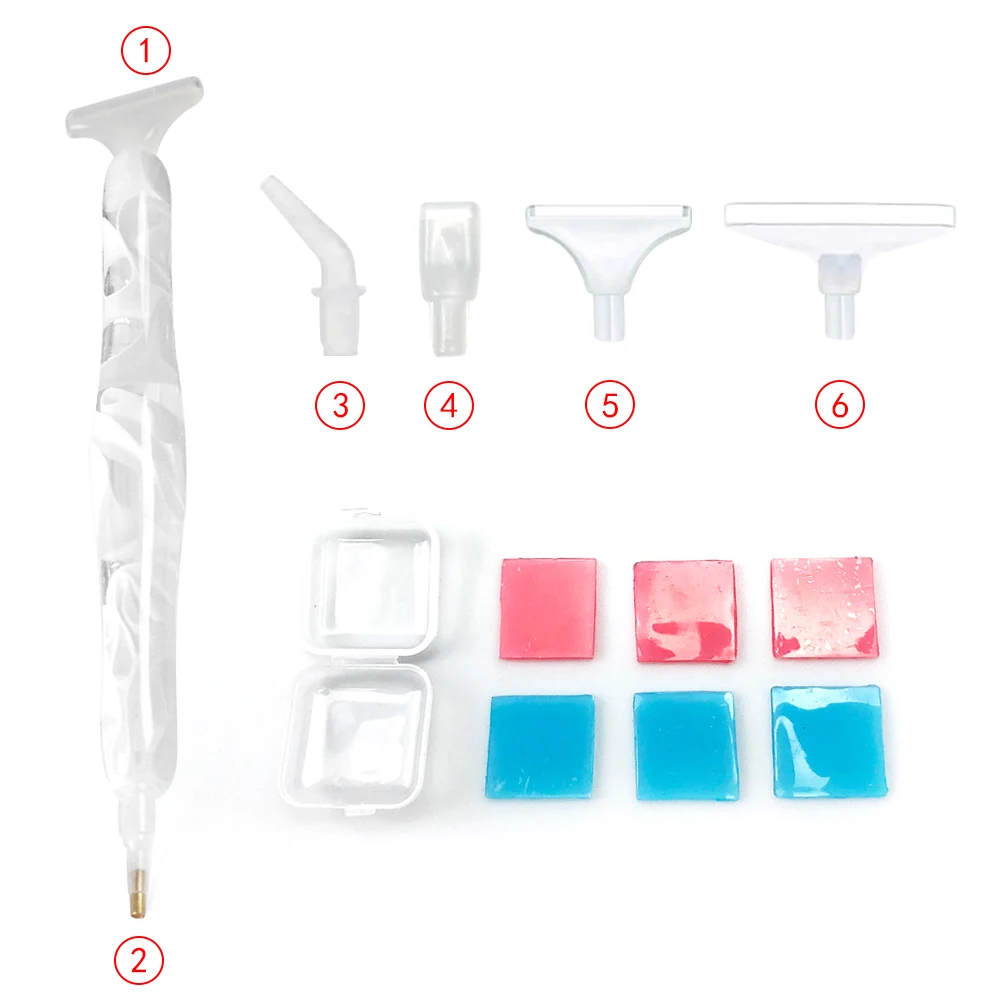 

1Set Diamond Painting Pens Handmade Point Drills Tools for 5D Painting with Diamonds Accessories