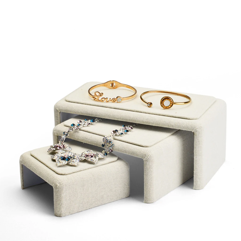 Набор из 3 витрин для ювелирных изделий кольцо ожерелье браслет серьги витрина