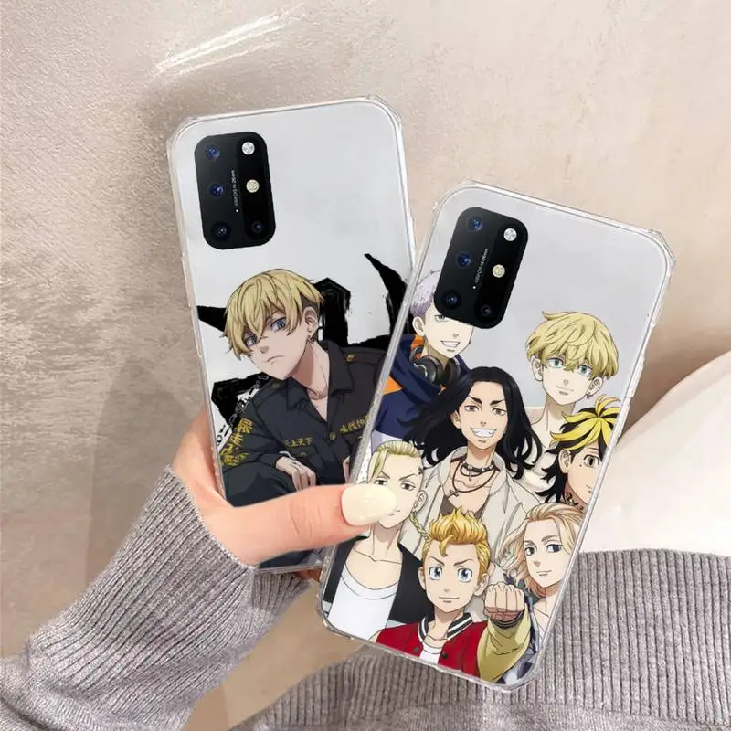 

Tokyo Avengers Revengers Phone Case Transparent for OnePlus 7 9 8 t pro