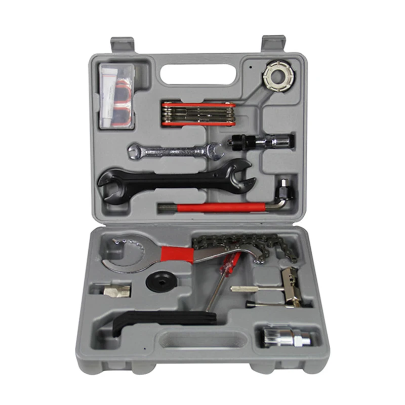 

Multifunctional bicycle repair tool set Biking Tool Combination Tool Repair Box 25 in 1 Bicycle Repair Tool kit hand tools