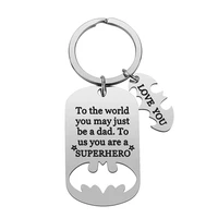 fathers day gifts dad birthday keychain from daughter son for daddy papa stepdad christmas emotional engrave key ring pendant