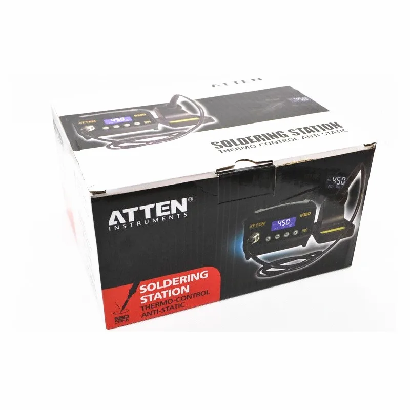 

ATTEN AT938D Soldering Station LCD Digital Display Welding Rework Station For Cell-Phone BGA SMD PCB IC Repair Solder Tools