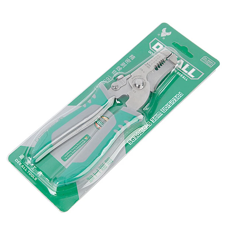 

Multifunctional Useful Cable Wire Stripper Cutter Crimper Automatic Terminal Crimping Plier Tools Manganese Alloy Easy to Work