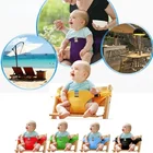 Ремень безопасности для детского стула, портативное сиденье для обеда, эластичное крепление на стул для кормления, детское бустер-сиденье