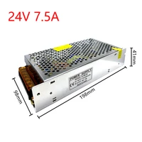 24 v volt power adapter supply ac 220v to dc 24v 1a 2a 3a 4a 5a 6a 7a power supply 24v 100w 150w 180w for led driver light strip