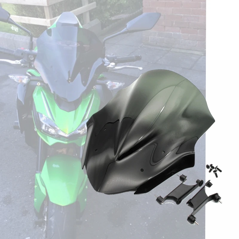 

Motorcycle Parts Motorcycle Windshield WindScreen Viser VIsor Front Glass for KAWASAKI Z900 Z 900 2017-2018
