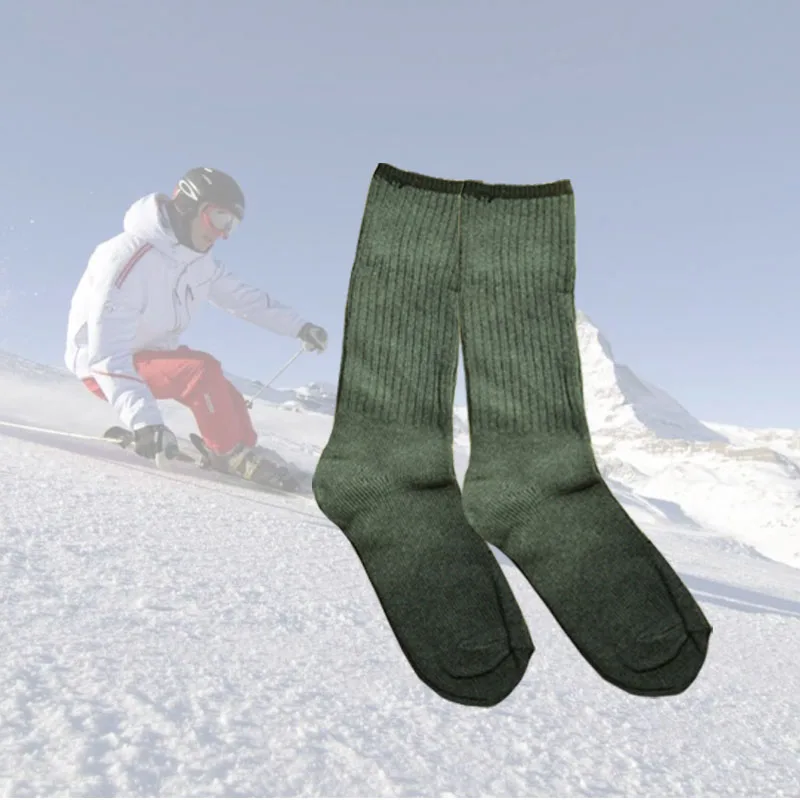 Зимние теплые хлопковые носки длинные толстые спортивные для активного отдыха
