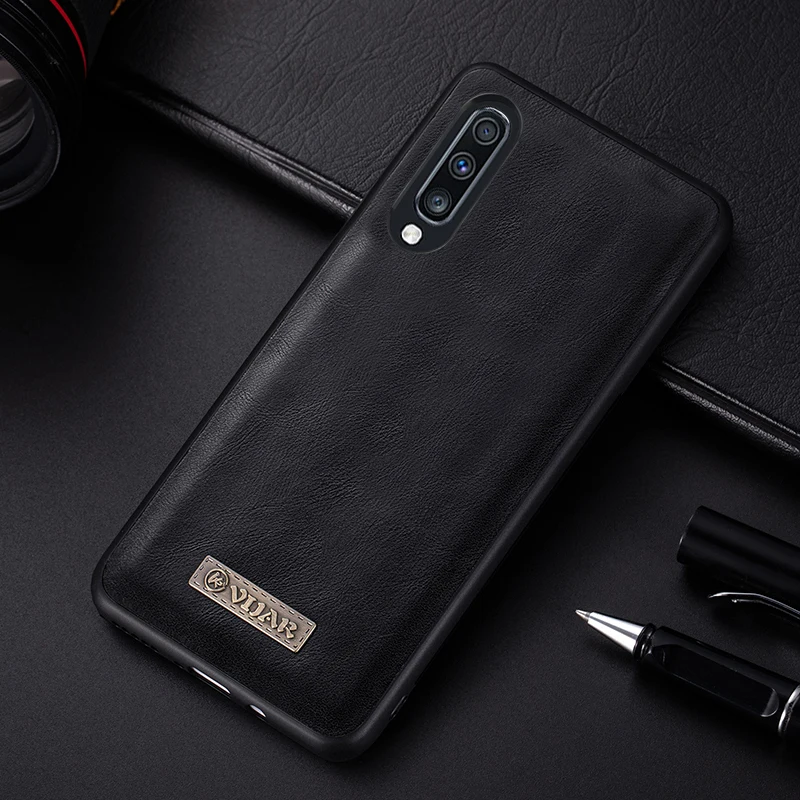 Мягкий силиконовый чехол VIJIAR из ТПУ для Samsung Galaxy A2 Core a7 2018 A750 искусственной кожи A50