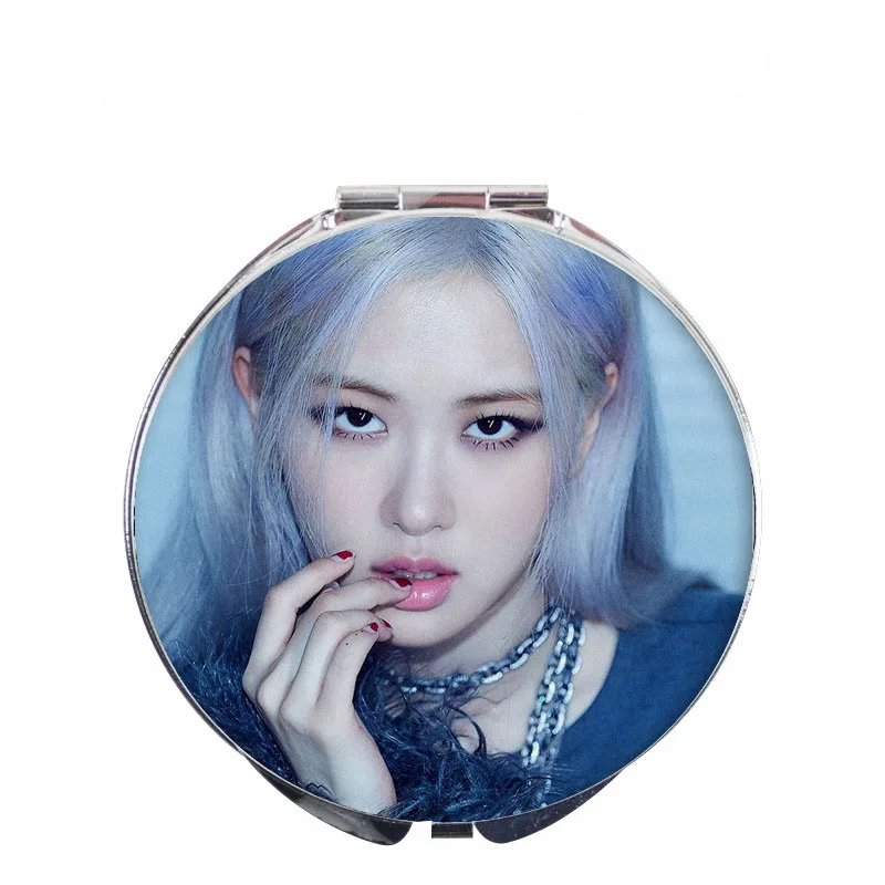 

BP New Album Lovesick Girls Portable Mini Cosmetic Metal Round Mirror Makrup Mirror