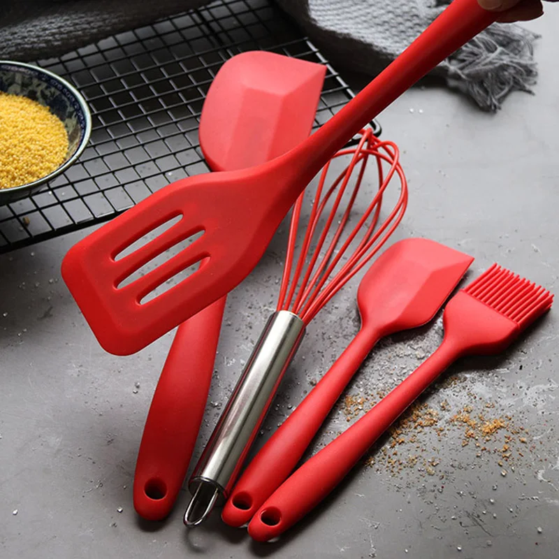 Силиконовые инструменты для приготовления пищи набор кухонной утвари